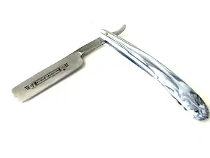 Barber Straight Razor Marble Design Men’s Razor Shavette Carbon Steel SPECIAL EDITION NEW Smooth Comfort Smooth Comfort Smooth Comfort