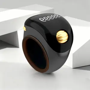 Smart Tasbih Prayer Ring with Accurate Timer, Adjustable Bead Count, Waterproof Design, Includes 18/20mm Adjustment Rings