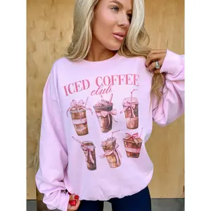 Iced Coffee Club Graphic Top