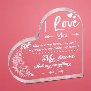 Romantic Gift,To My Love Acrylic Gift For Her Romantic Boyfriend Gifts Girlfriend Love Cute Gifts Ideas Anniversary Valentines Birthday Girlfriend Gift For Him Husband Wife Women Men Decoration Colorful Star Signs Xbj-185