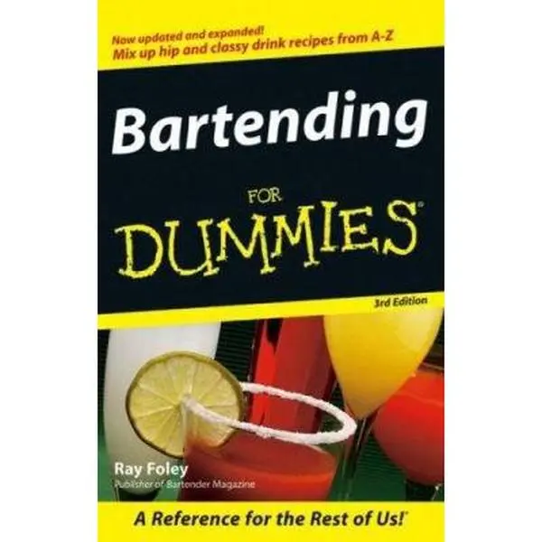 USED Book - Bartending for Dummies by Ray Foley (Paperback) - english