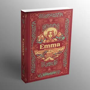 Jane Austen's Emma: Deluxe Hardcover Classic Tale - Regency Era Literature, Novel with Amusing Misunderstandings, Personal Growth Themes