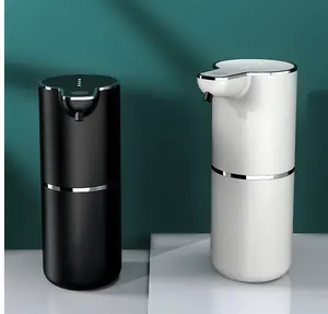 Non-Touch Automatic Soap Dispenser 380ml ABS Material 4-Speed Adjustable Wall-Mountable USB Rechargeable Waterproof for Kitchen & Bathroom