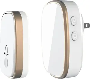 [New Deal] Wireless Doorbell, 1,000ft Range Loud Enough with 5Volume Levels and Mute Mode Door Chimes LED Flashing