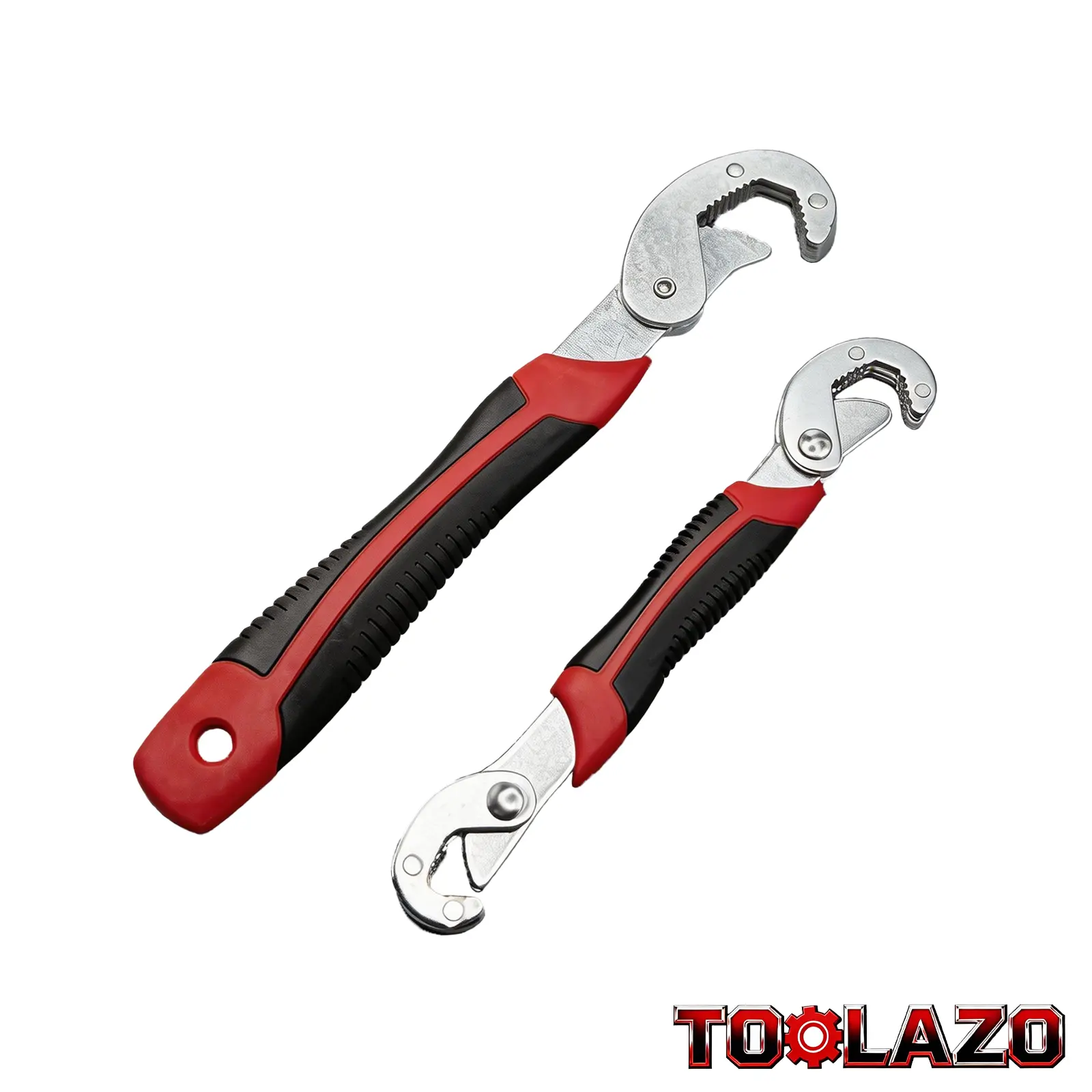 Professional Heavy Duty Universal Adjustable Wrench with Self-Adjusting Snap & Grip Dual-Head Design – 6-32mm Wide Jaw Opening Automatically Grips Pipes, Nuts & Bolts – Ideal for Plumbing, Automotive & DIY Repairs