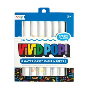 Vivid Pop Acrylic Paint Markers 8+