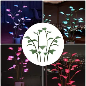Luminous LED Pulsing Plant Lamp