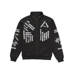 Supreme Men's Worldwide Tricot Track Jacket Black, from StockX