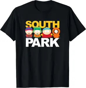 South Park Gang Behind Logo T-Shirt