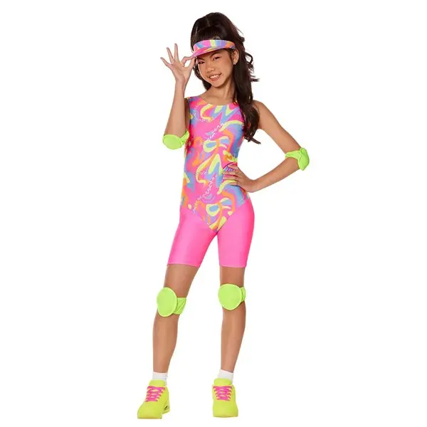 Girl's Roller Blade Barbie Costume