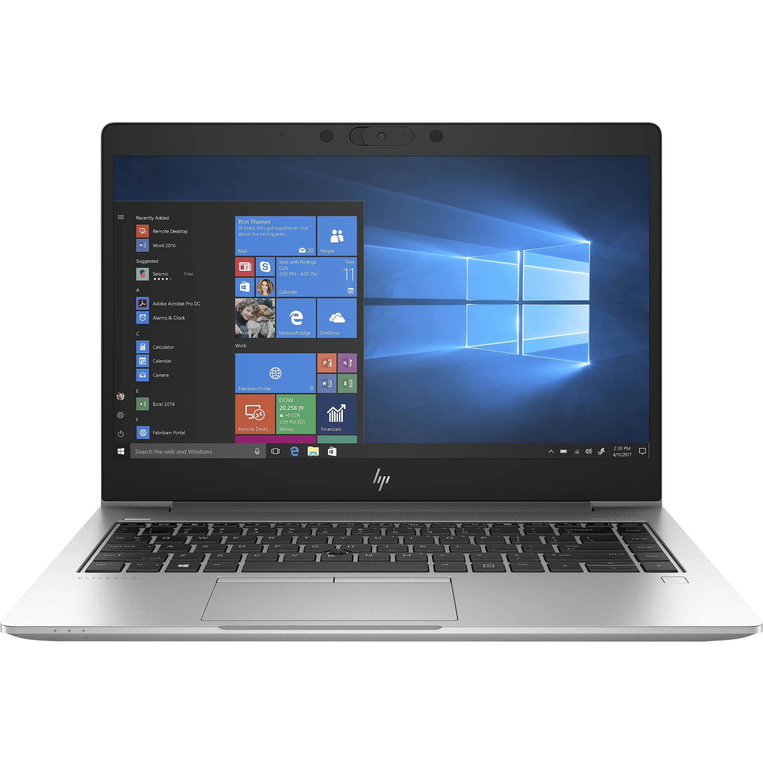 HP Elitebook 745 G6 14" AMD R7P 3700U 16GB 256GB SSD W11P Very Low Batt Health