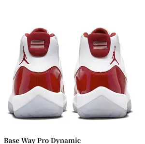 Classic Cherry Red & White Basketball Shoes | Breathable Mesh & Shock-Absorbing Sole Urban Trainers