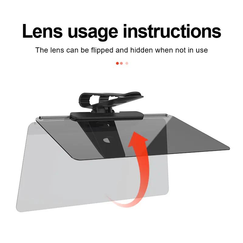 Car Sun Visor Extender, Adjustable Anti-Glare Sun Shade for Windshield, UV & Glare Blocking Sun Visor Extension for Safe Driving, Universal Fit for Most Cars, SUVs, Trucks