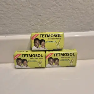 Tetmosol Soap Citronella 3 Bar Soap for Face and Body Gentle Cleansing Formula