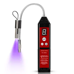 Refrigerant Leak Detector with Two Color LED Light, WJL-6000PRO Freon Leak Detector, Halogen Gas Leakage Tester HVAC Air Condition R22 R410A R134A R1234YF CFCs HCFCs HFCs Higher Sensitivity