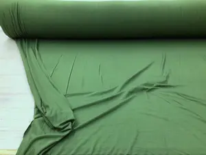 Tanboocel Bamboo Spandex Fabric 4 way Stretch Olive Green B212
