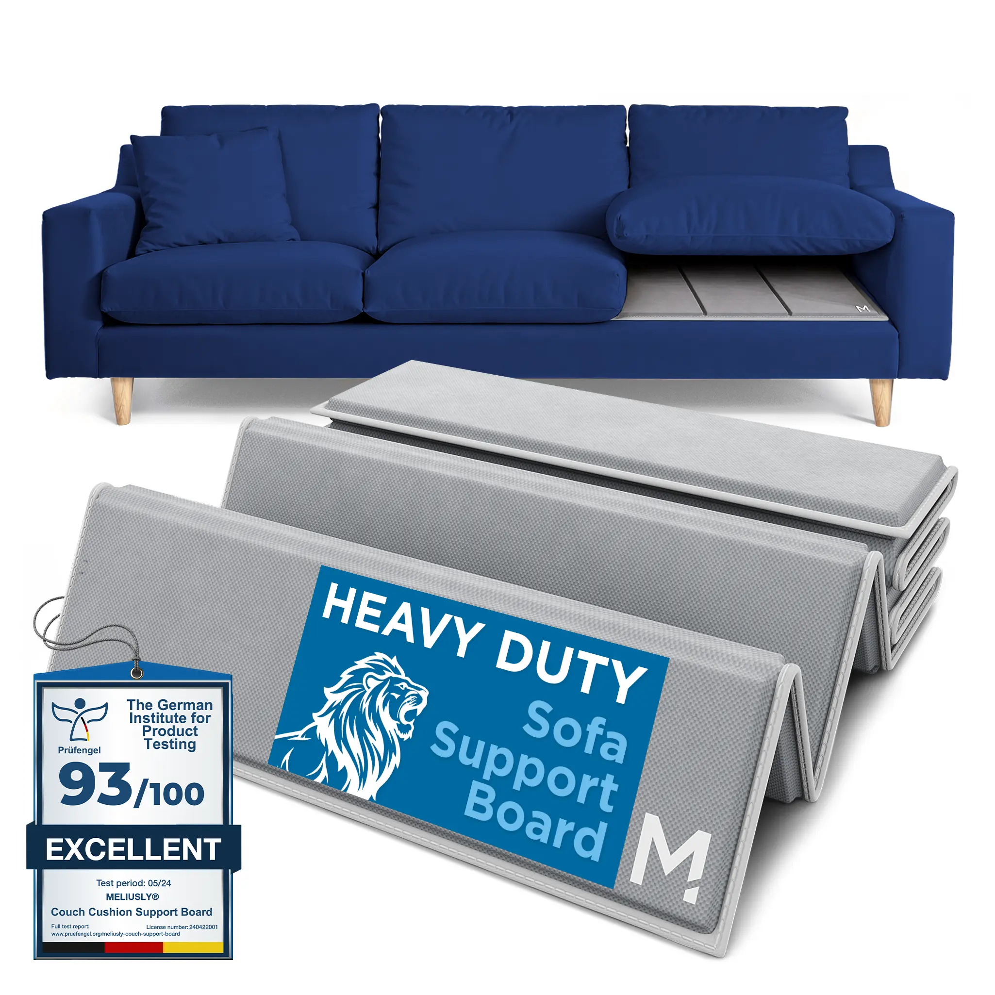 Heavy Duty Sofa Cushion Support Board — Couch Support for Sagging Cushions