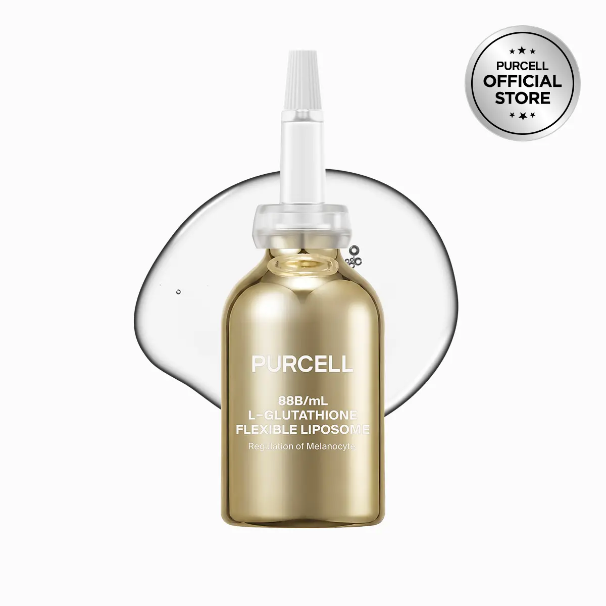 PURCELL 5% L-Glutathione (88B/mL) Flexible Liposome Face Serum (1.85 fl oz / 55 ml)