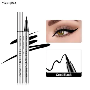 Waterproof Eyeliner Pen - 24 Hour Long-Lasting Liquid Eyeliner, Smudge-Proof & Easy Glide for Perfect Wing, Lightweight, Vegan, Cruelty-Free, Ultra-Creamy Silky Smooth Texture（Black） marker