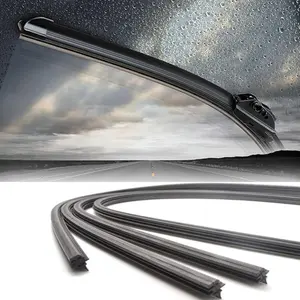 28 inch Silicone Windshield Wiper Blades Refills, Adjustable Universal Replacement Wiper Refill