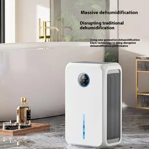 Household Dehumidifier with Remote Control – 2.2L Large Capacity, 24-Hour Timer, Auto Shut-Off, Perfect for Bedrooms, Bathrooms, Basements & RVs!