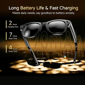Smart Glasses W610 with 8mp Camera, Wi-Fi Touch Control, Dual Microphone Noise Reduction, Ai Translation, Music Playback, Color-Changing Sunglasses