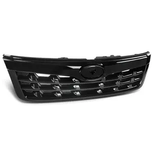 Fit For 09-13 Subaru Forester Front Bumper Upper Grille Assembly Black
