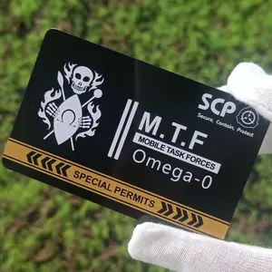 Scp Foundation Mobile Task Forces Card Set, Eta-11 Lambda-4 Lambda-5 Lambda-14 Mu-3 Omega-0 Cards, Collectible Game Accessory