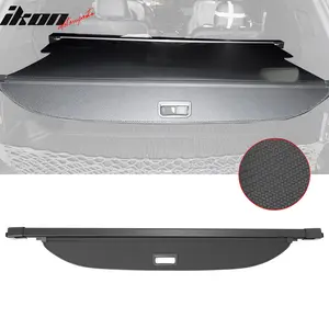 Rear Trunk Cargo Cover for Traverse, Acadia & Enclave 2024-2026 Carbon Fiber Texture