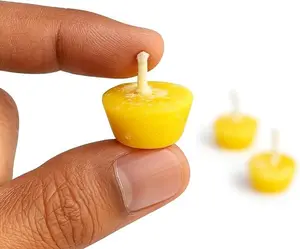 Ghee Diya Wicks 50 pcs – Cotton Wicks for Diya Lamps, Candles & Diwali Pooja