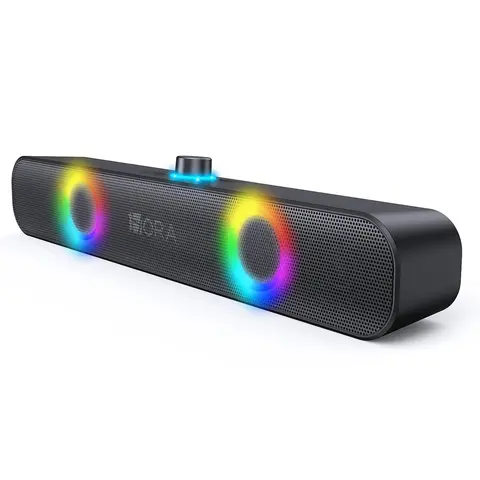1Hora BOC241 Compact Multifunctional Built-in Wireless Bluetooth Multimedia Speaker System - 10W Rechargeable Portable Deep Bass Audio Device, 675g, Batteries Built-in, 10.0-12.9h Playtime, 110V Charging, Cool Gadget Gift for Guys, Bluetooth Mini Speakers