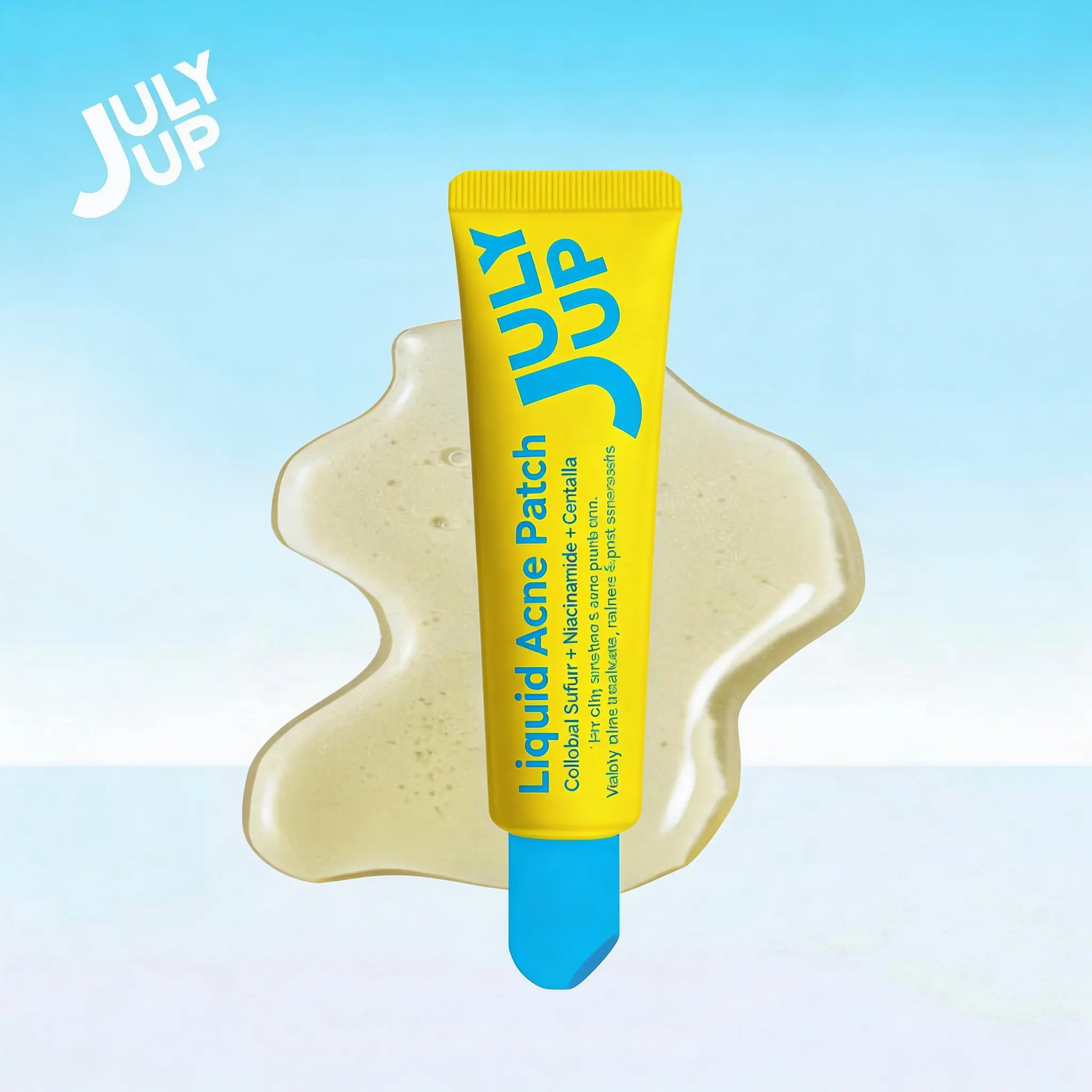 JULYUP Liquid Pimple Patch, Invisible Acne Spot Treatment Gel with Salicylic Acid & Niacinamide for Blemishes & Blackheads, Hydrating Redness Relief for Adults with Sensitive Skin, Glycerin, Oat, Daily Care, 12 Months