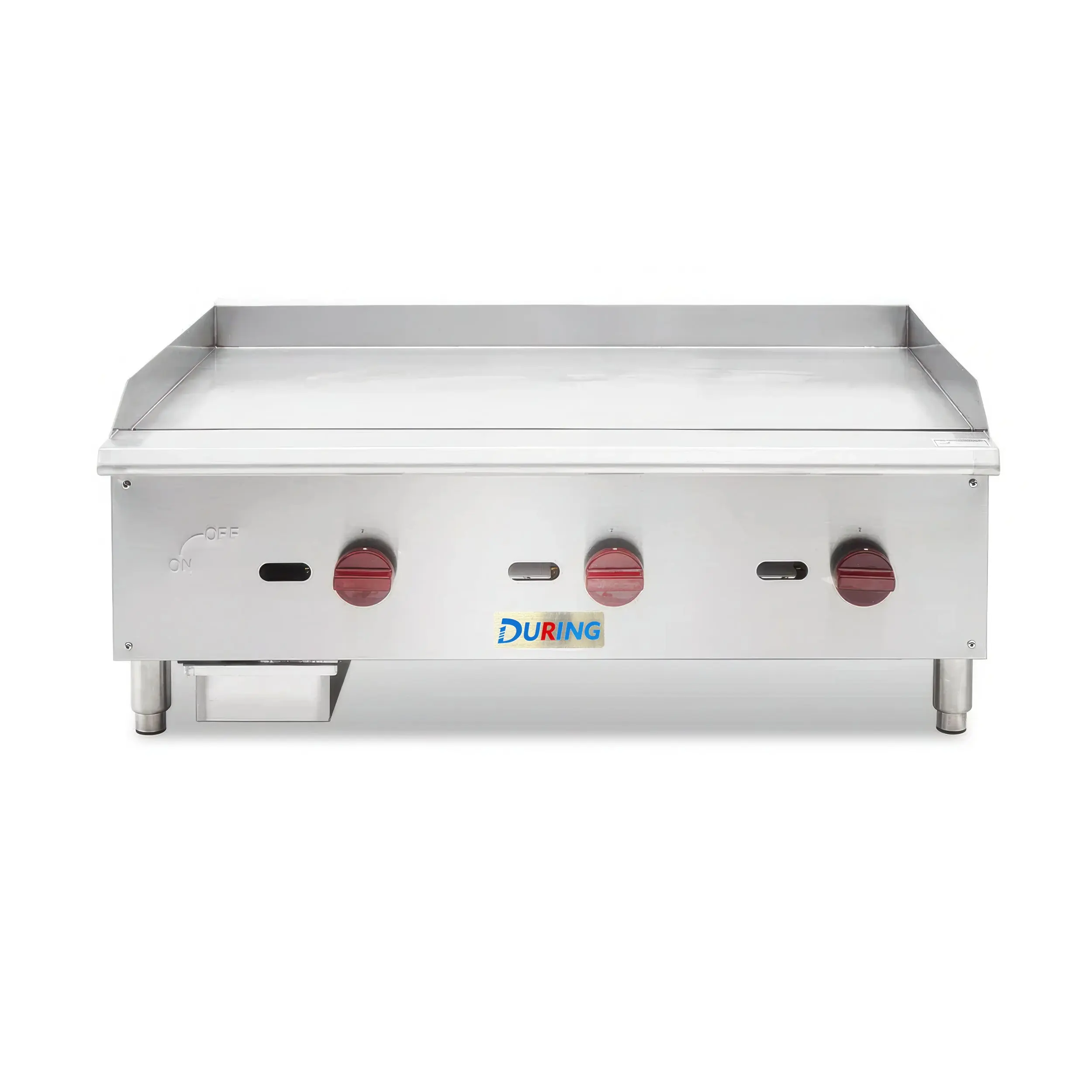 Westlake EGG-36S 36" Countertop Gas Griddle - 3 Burner, 90,000 BTU Stainless Steel
