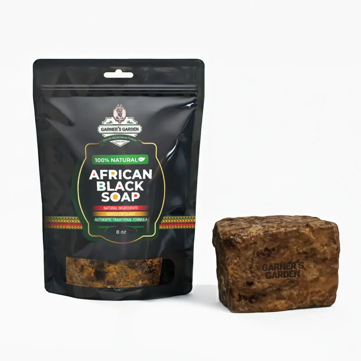 Premium Handmade African Black Soap - Natural Soap With Shea Butter and  Aloe Vera