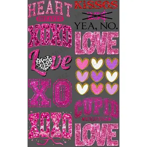 HEARTBREAKER (1) PREMADE GANGSHEET - 22X36 DTF TRANSFERS - DIRECT TO FILM