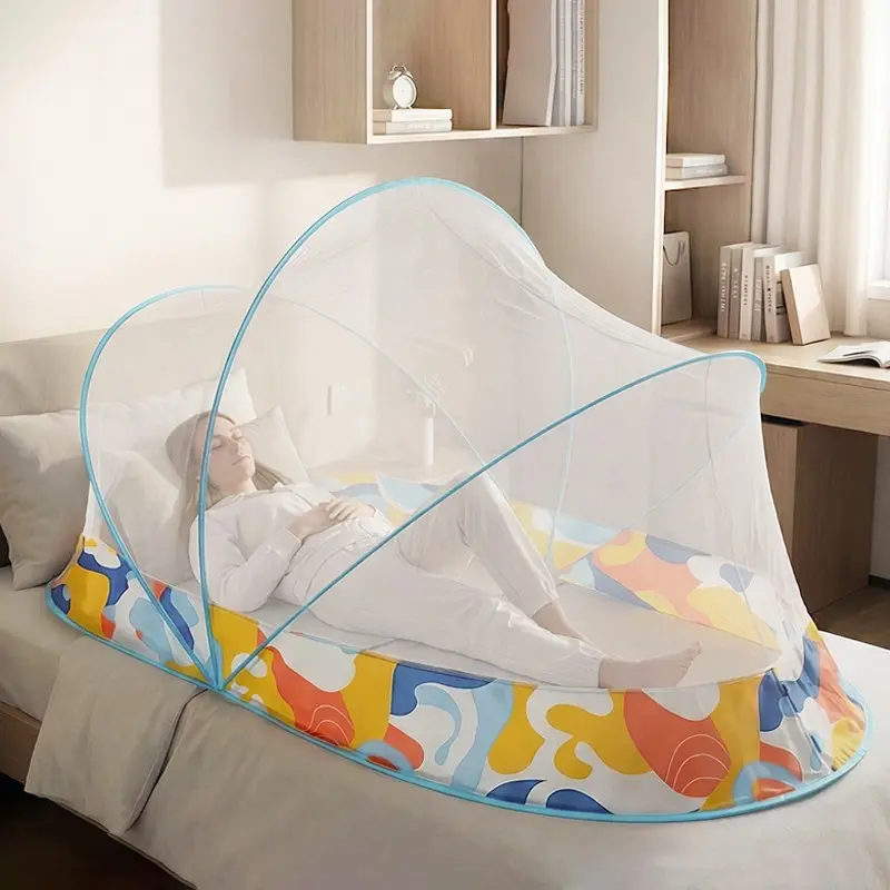 Portable Foldable Mosquito Proof Net, Shell Design, Full Body Protection, Easy to Use for Bedroom, Dormitory, Adults, Students