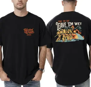 Firefighter T-shirt, Find ‘Em Hot, Leave ‘Em Wet Graphic Tee, Firefighter Support & Hero Tribute Shirt Menswear Tops, Sarcastic Firemen Shirt