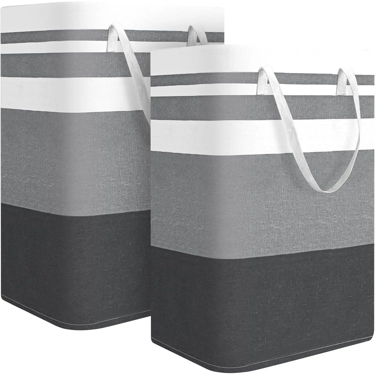 2-Pack Large Laundry Bag, ,Collapsible Tall Clothes Hamper with Extended Handles for Clothes Toys in the Dorm and Family,NO have Wire frame! not stand up!