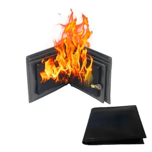 Magic Trick Fire Flaming Wallet, Leather, Inconceivable Street Show Prop, Prank, Magician Wallets, Close-up Magic, Pros, Professional Cool Tricks