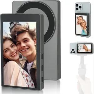 Selfie Monitor for iPhone & Android, HD Real-Time Monitoring, Direct Connection to Phone Camera Lens, Live Streaming Video Recording