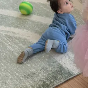 Baby Floor Socks Cartoon Design, Soft Sole Non-Slip Indoor Shoes for Boys & Girls, Perfect for Daily Use, Pack of 6 Pairs, Soft Comfy Socks