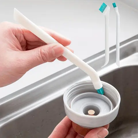 Kitchen Cleaning Brush Set, 2 pcs/set Multifunctional Kitchen Seam Cleaning Brushes, Manual Versatile Cleaning Tools for Home, Kitchen and Bathroom, Kitchen Cleaning Accessories, Cleaning Supplies
