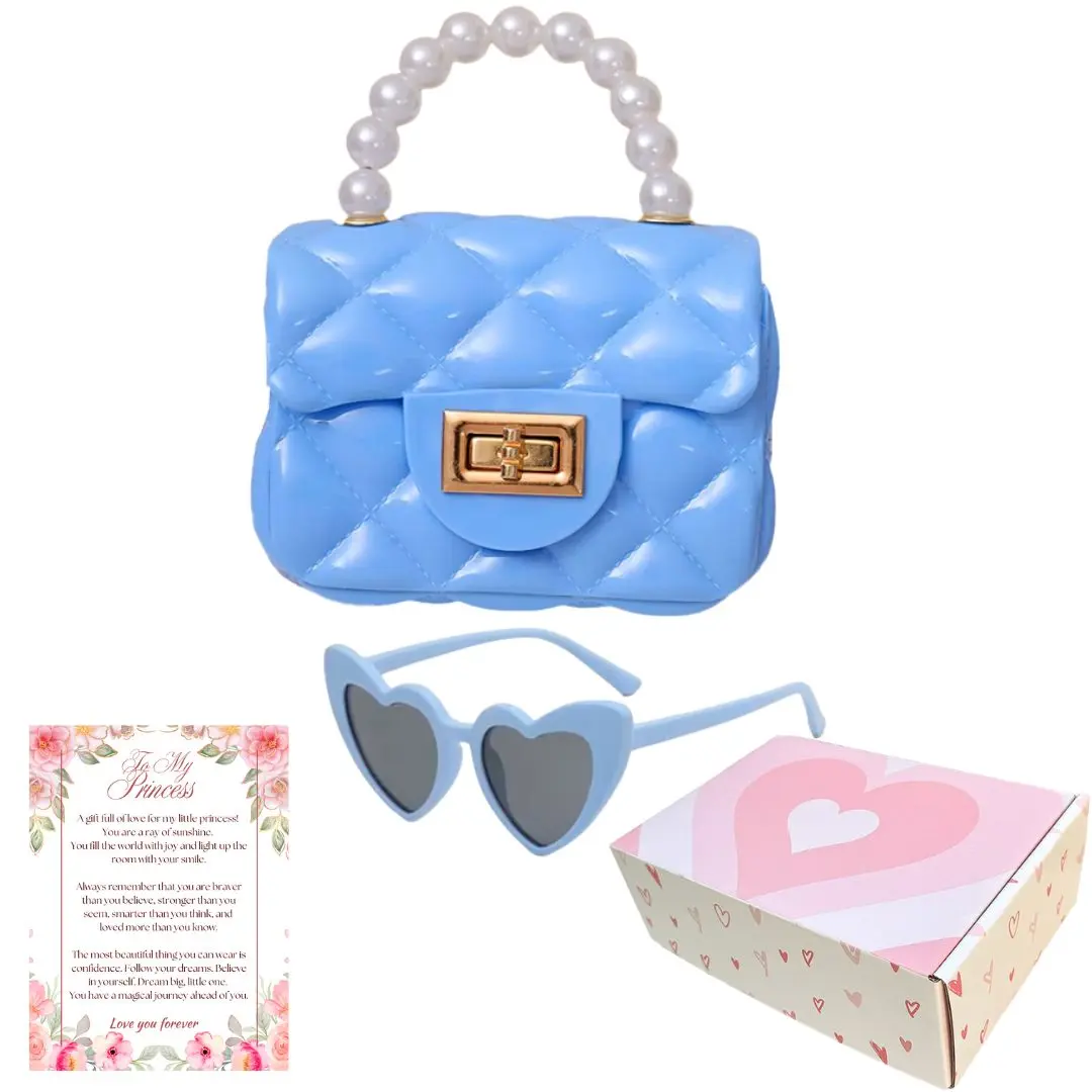 Toddler Purse & Sunglasses with Gift Box | Little Girl Purse for 1 2 3 Year Old Girl