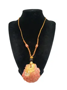 Handmade Macrame Natural Shell Necklace