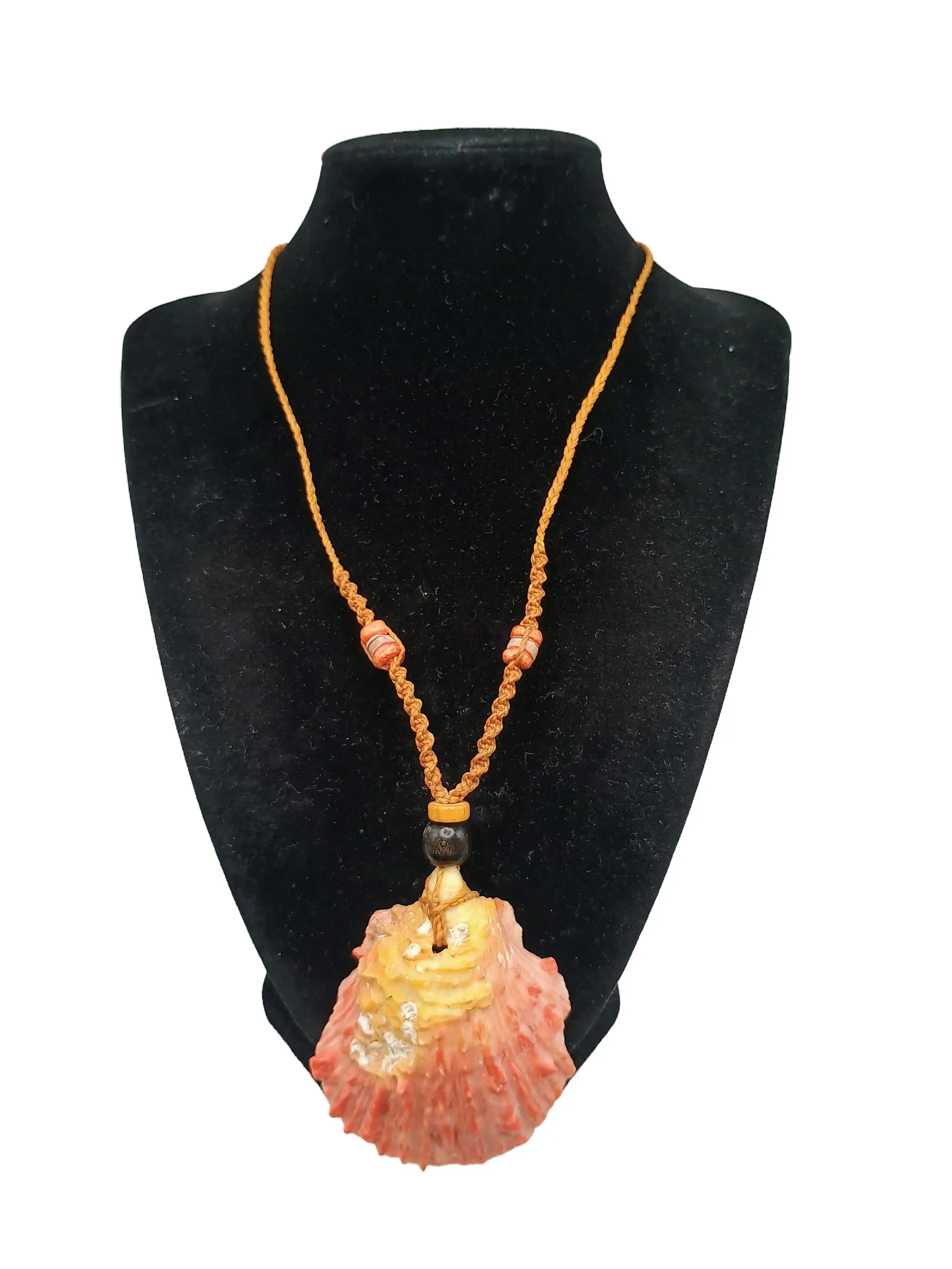 Handmade Macrame Natural Shell Necklace
