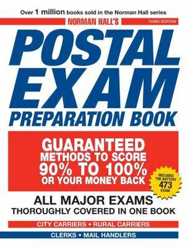 USED Book - Norman Hall's Postal Exam Preparation Book: All Major Exams Thoroughly Covered in One Book by Hall, Norman (Paperback) - english