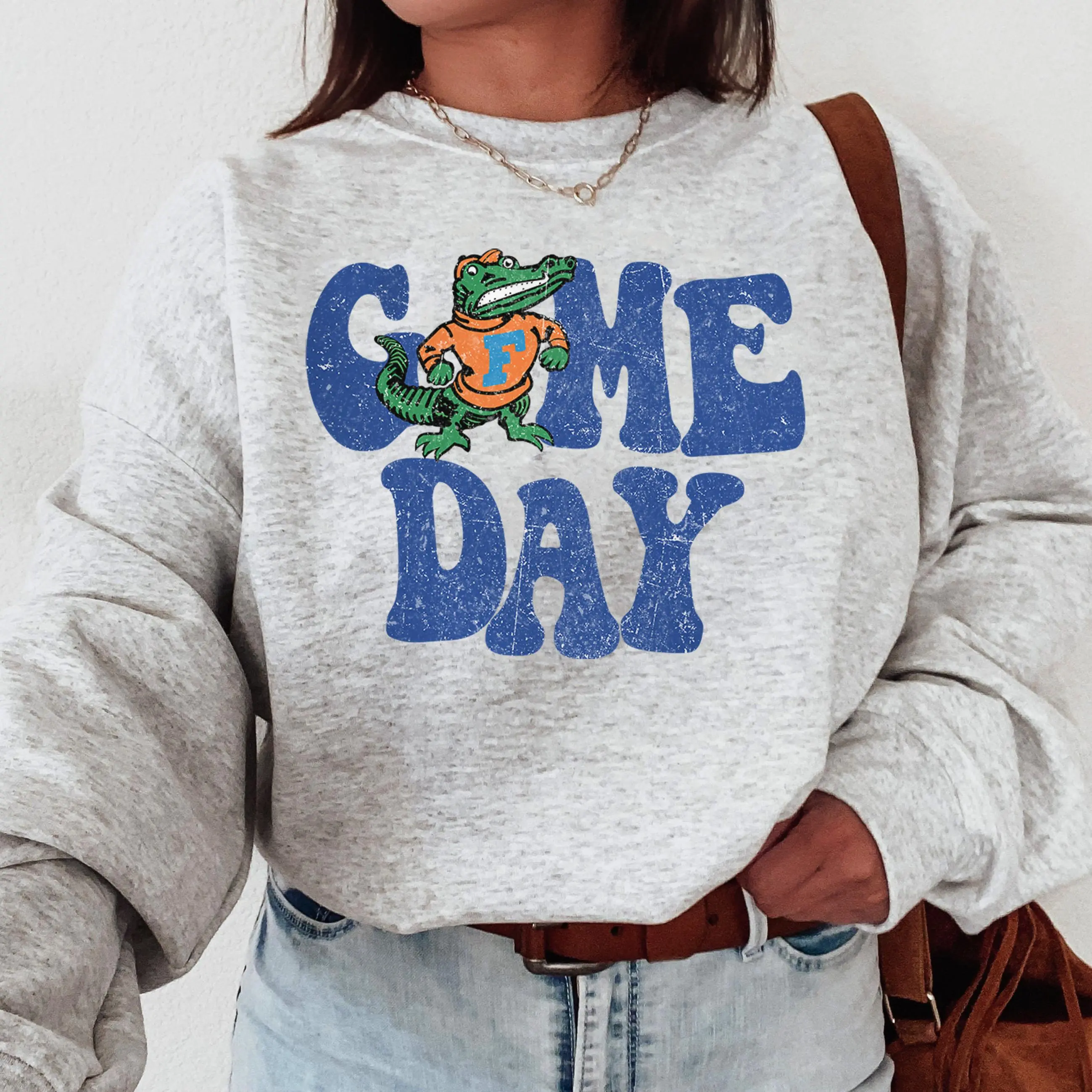 Game Day Florida Vintage Sweatshirt, University of Florida Unisex Sweatshirt, Game Day Sweatshirt, Gift For Fans