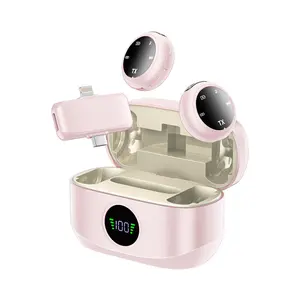 Wireless Lavalier Microphone for iPhone/Android, Lapel Mics with USB-C Plug-Play, Mini Mic with 2.4GHz Noise Cancellation, Charging Case Included, 300ft Range for Stream, Vlog, TikTok and YouTube