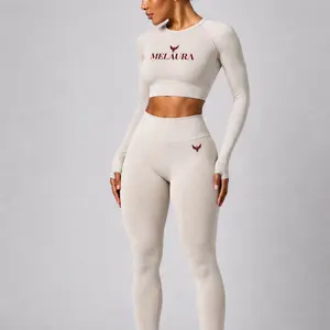 Women’s Long Sleeve Claret Cream Set