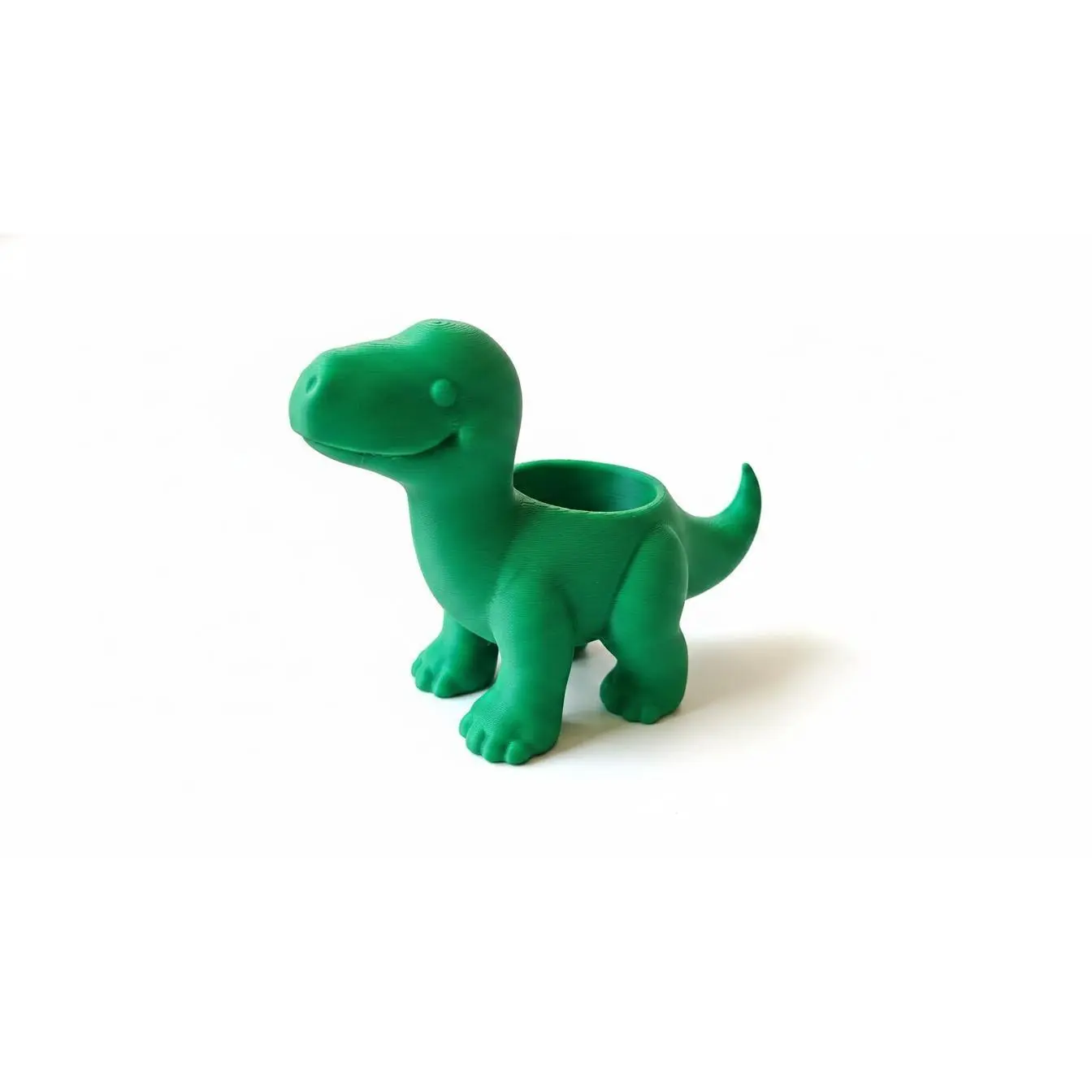 Cute Dinosaur Planter – 3D Printed Succulent Pot for Desk Decor, Dino Lover Gift, Kids Room Plant Holder